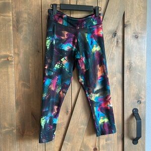 Adidas print workout capris